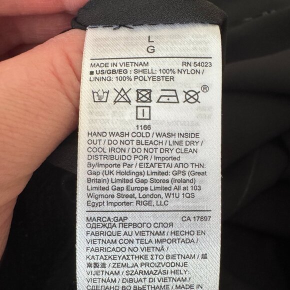 NWOT - GAP Three-Quarter Sleeve Sequin Top - L - True Black - Picture 6 of 6